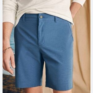 Faherty Blue Men’s Stretch Shorts